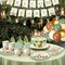 Woodland Baby Shower Decorations,196pcs Woodland Baby Shower Plates and Napkins Cups Sage Forest Animals baby Shower Tablecloth Cake Toppers Balloons for Boy Babys Shower Decorations